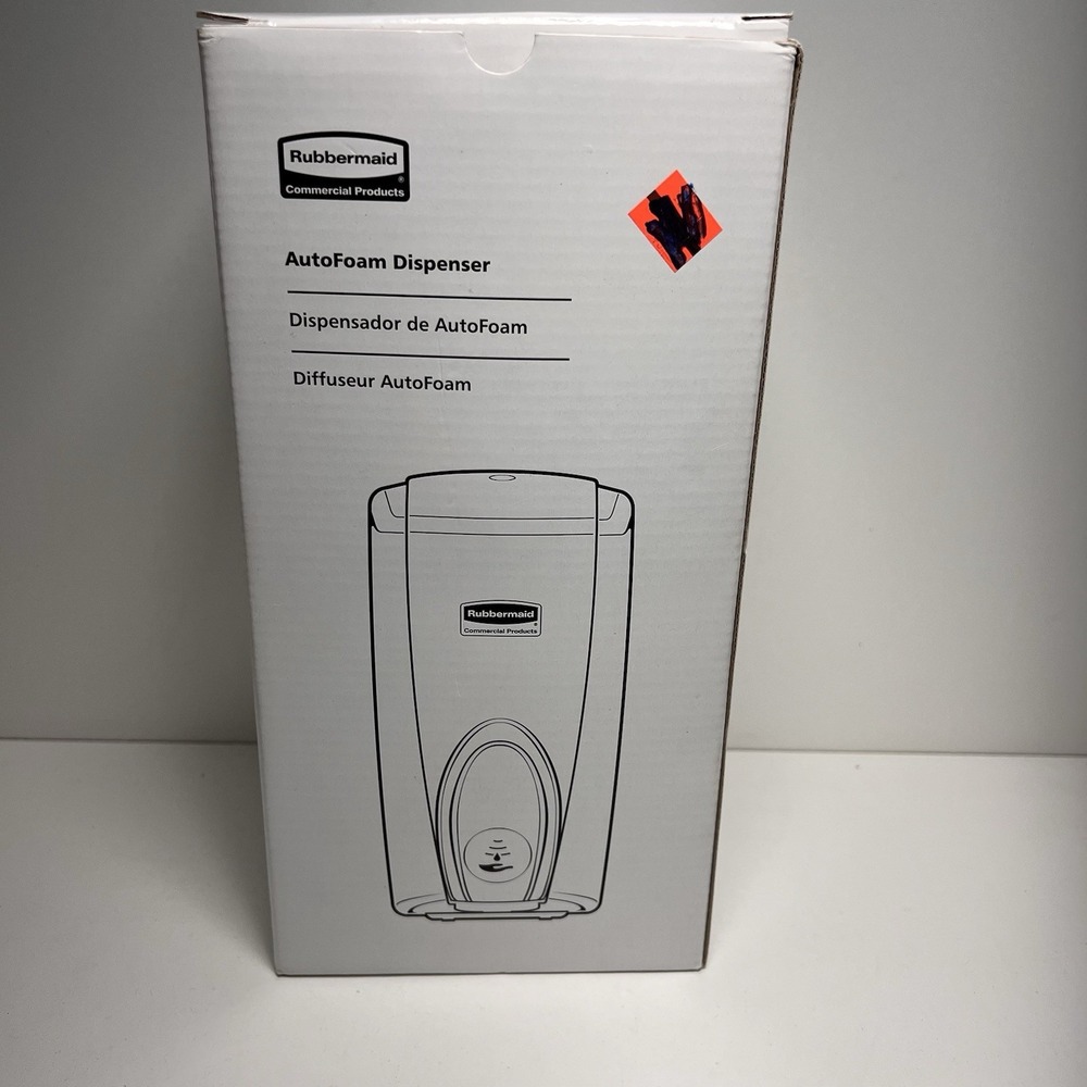3/$25 Sale! RUBBERMAID COMMERCIAL‎ Black Chrome Automatic Foam Soap Dispenser